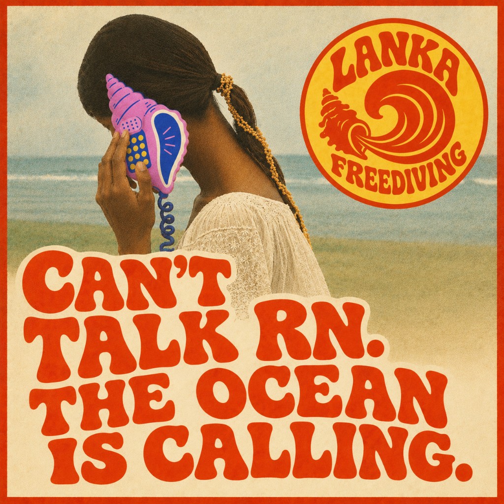 Can't talk rn. The ocean is calling.