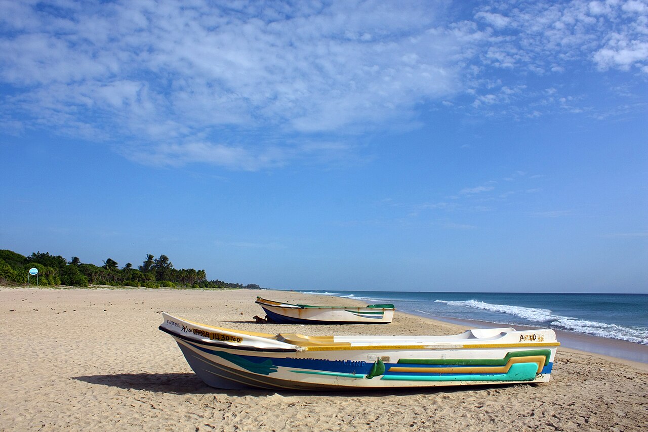 Nilaveli beach near Trincomalee on Sri Lanka's east coast